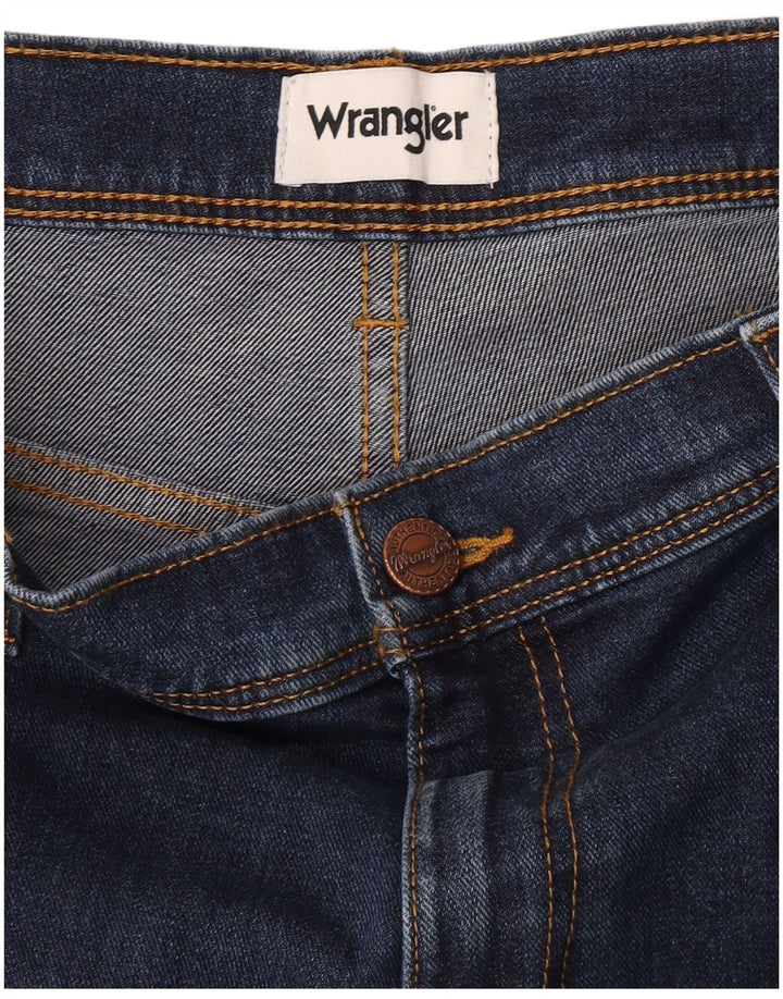 Męskie proste dżinsy Wrangler W36 L30 niebieskie
