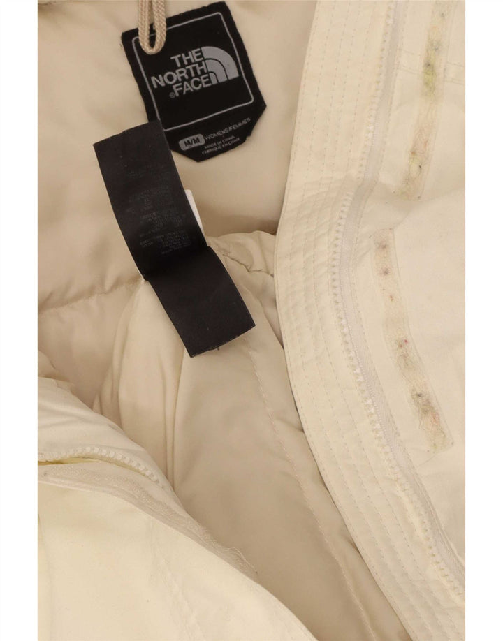 Damska wyściełana kurtka z kapturem The North Face UK 14, średni beż, nylon