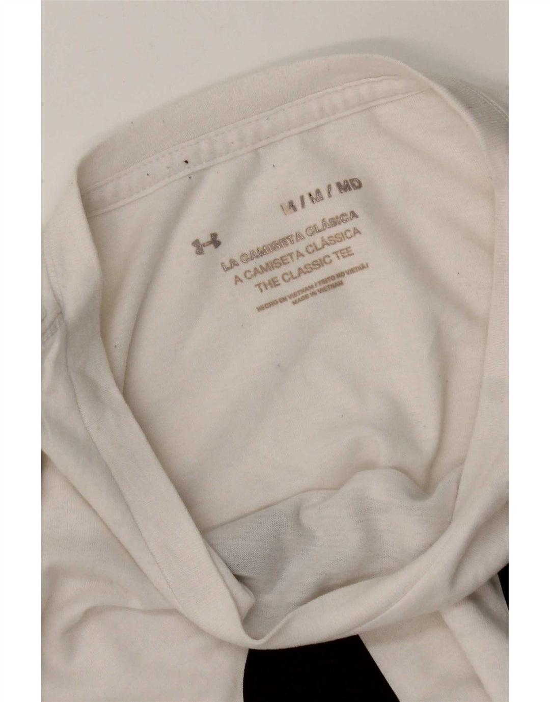 Męski T-shirt z grafiką Under Armour, średni biały