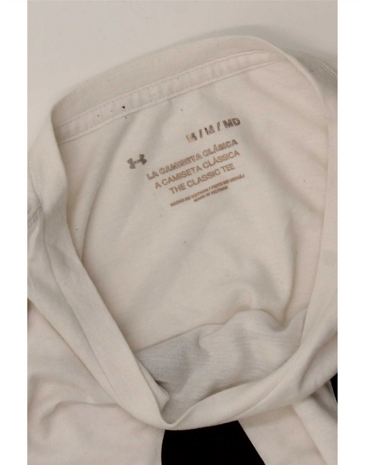 Męski T-shirt z grafiką Under Armour, średni biały