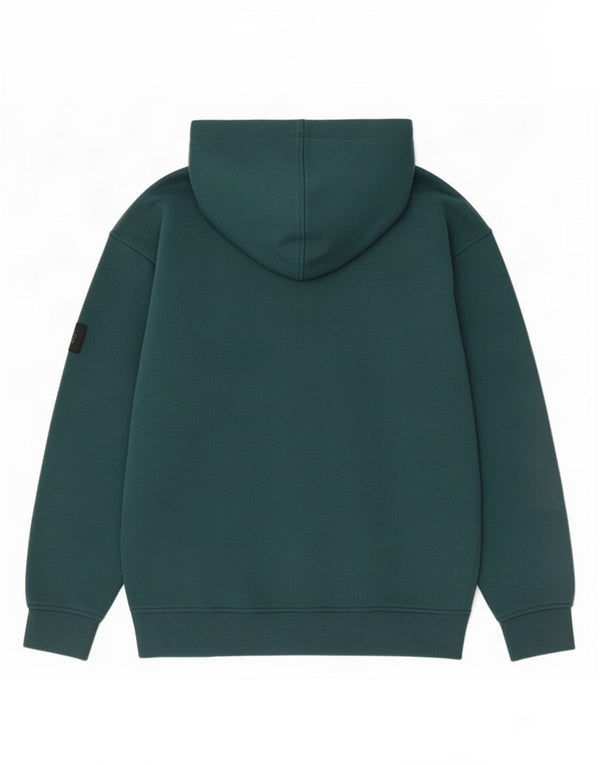 Męski sweter z kapturem Jack & Jones, duży, zielony, bawełniany