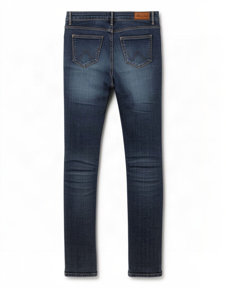 Damskie jeansy Wrangler W26 L32 Niebieskie bawełniane