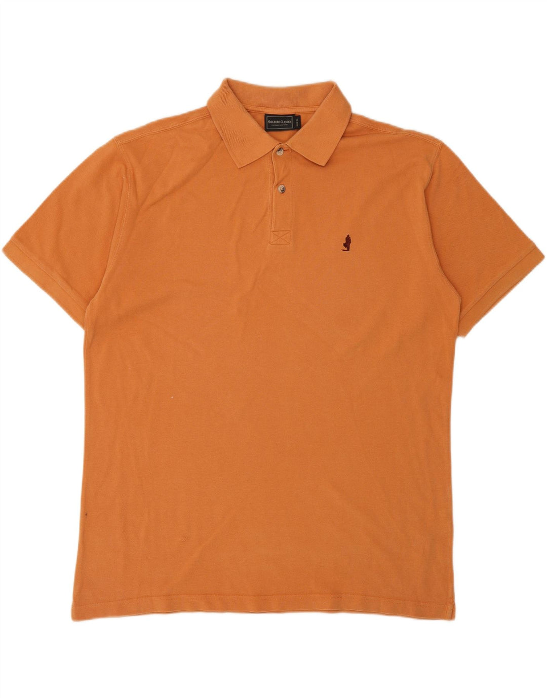 Męska koszulka polo MARLBORO CLASSICS XL Pomarańczowa, bawełniana