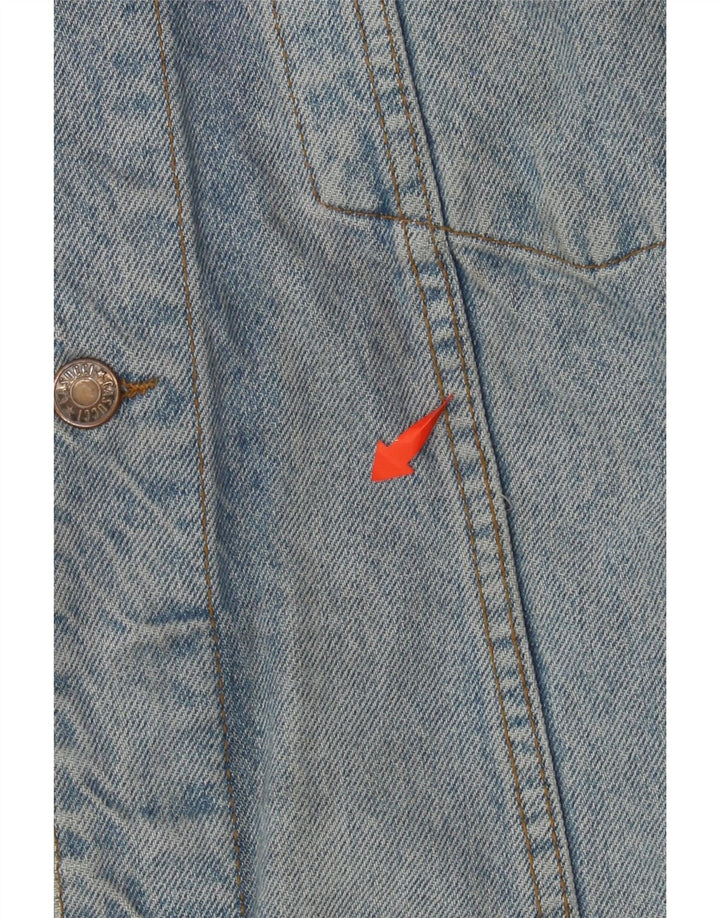 Męska kurtka dżinsowa CASSUCI UK 42 XL, niebieska, bawełniana