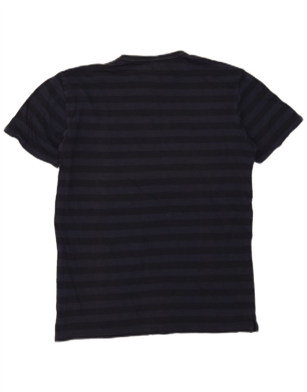 T-shirt męski SUN68, bawełniany, średni, granatowy w paski