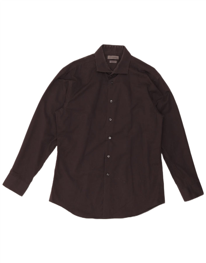 Koszula męska CALVIN KLEIN Extra Slim Fit, rozmiar 16, duża, czarna