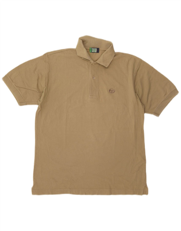 Męska koszulka polo Sergio Tacchini IT 46 Small, beżowa, bawełniana