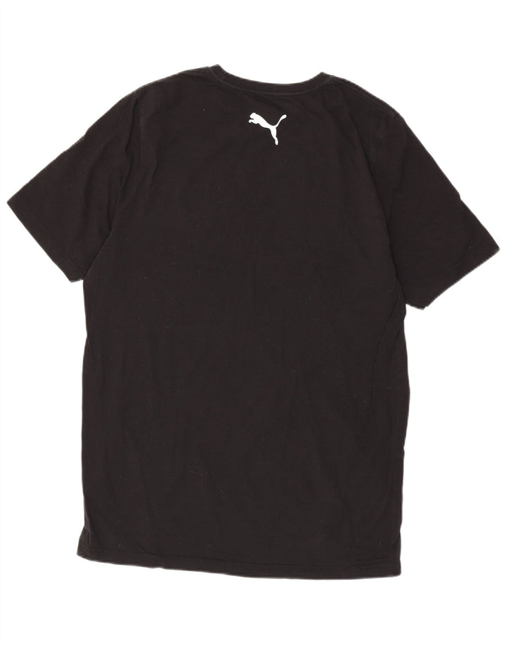 T-shirt męski Puma, duży, czarny, bawełniany