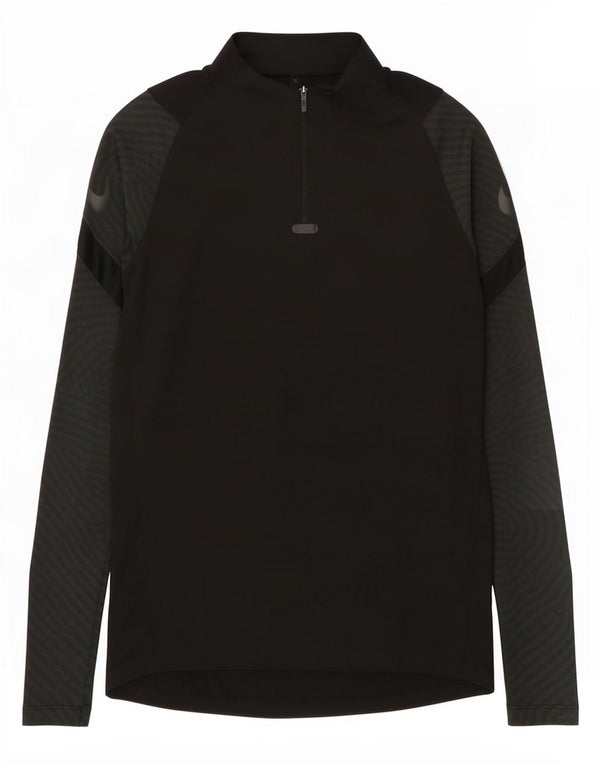 Męski dres Nike Dri Fit z graficznym pulowerem, mały, czarny prążek