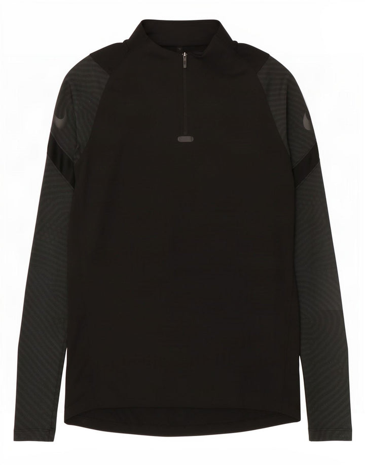 Męski dres Nike Dri Fit z graficznym pulowerem, mały, czarny prążek