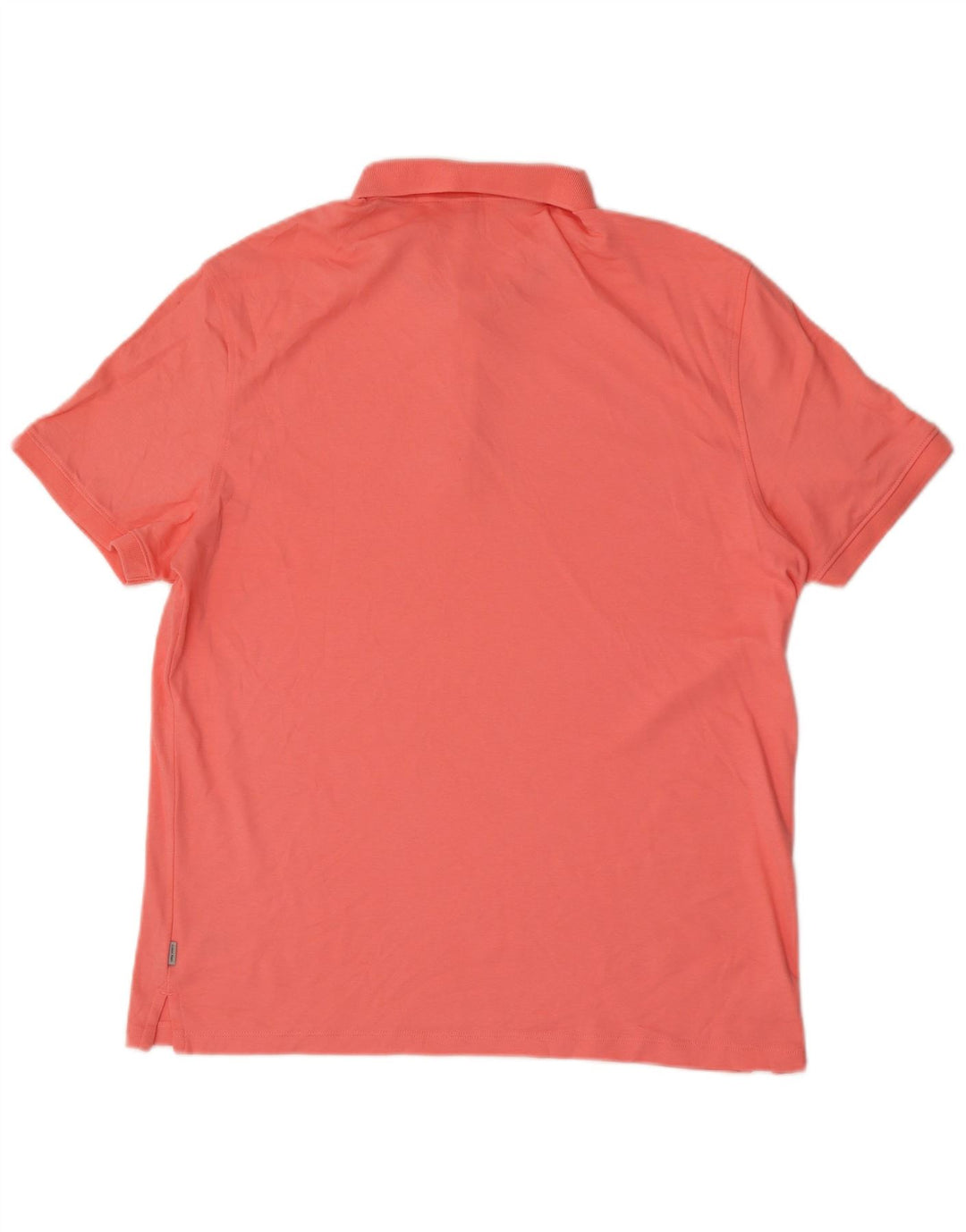 Męska koszulka polo Calvin Klein, duża, różowa, bawełniana