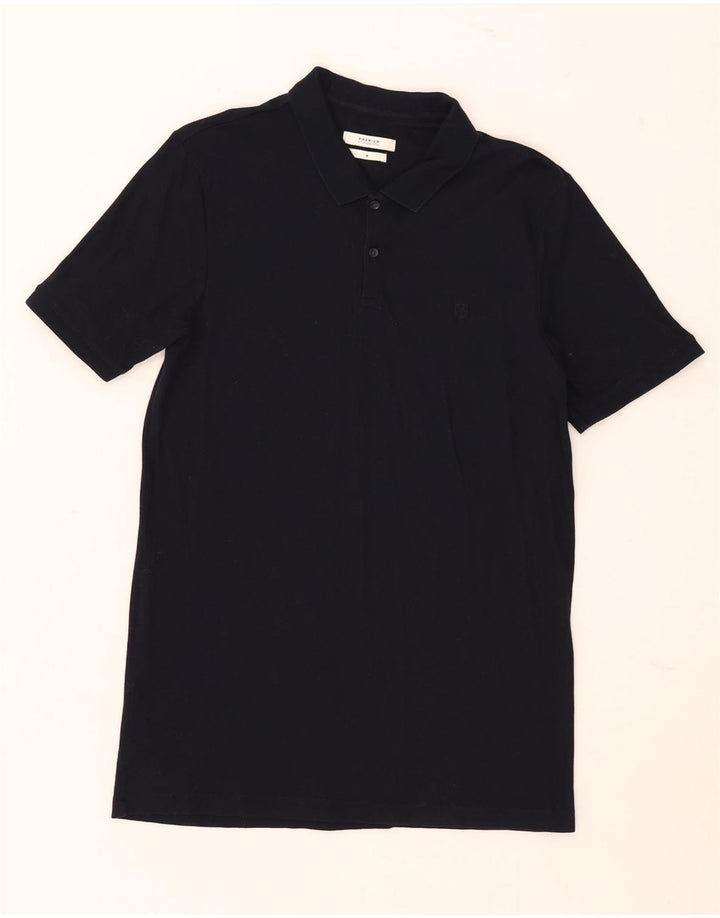 Męska koszulka polo Jack & Jones, średnia, granatowa, bawełniana