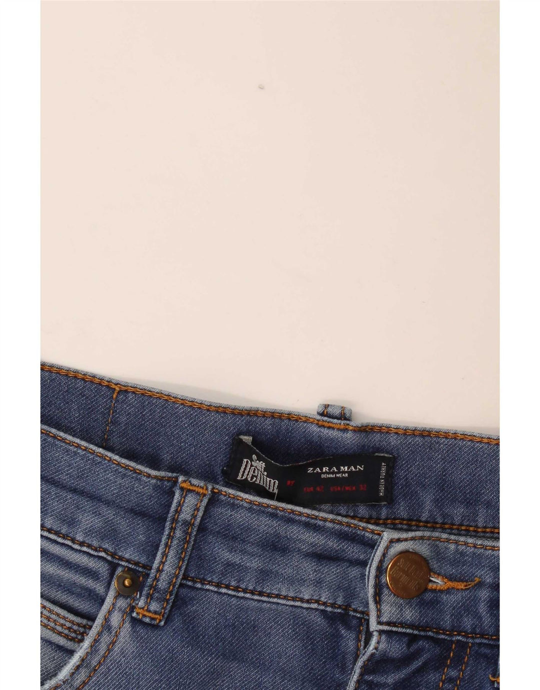 Męskie jeansy Zara Slim EU 42 Large W32 L29 Niebieskie