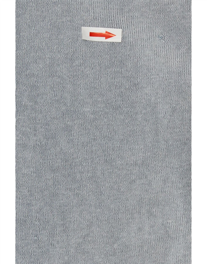 Męski sweter Jack & Jones z dekoltem w łódkę, średni niebieski, bawełniany