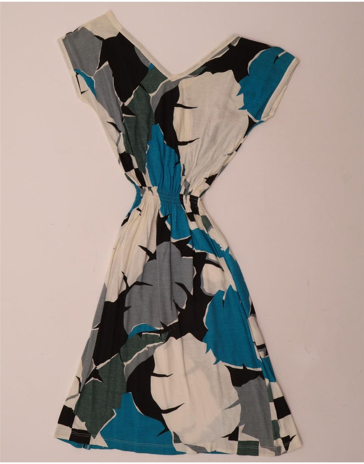 Sukienka damska w stylu vintage w abstrakcyjny wzór IT 42 Średnia wielobarwna