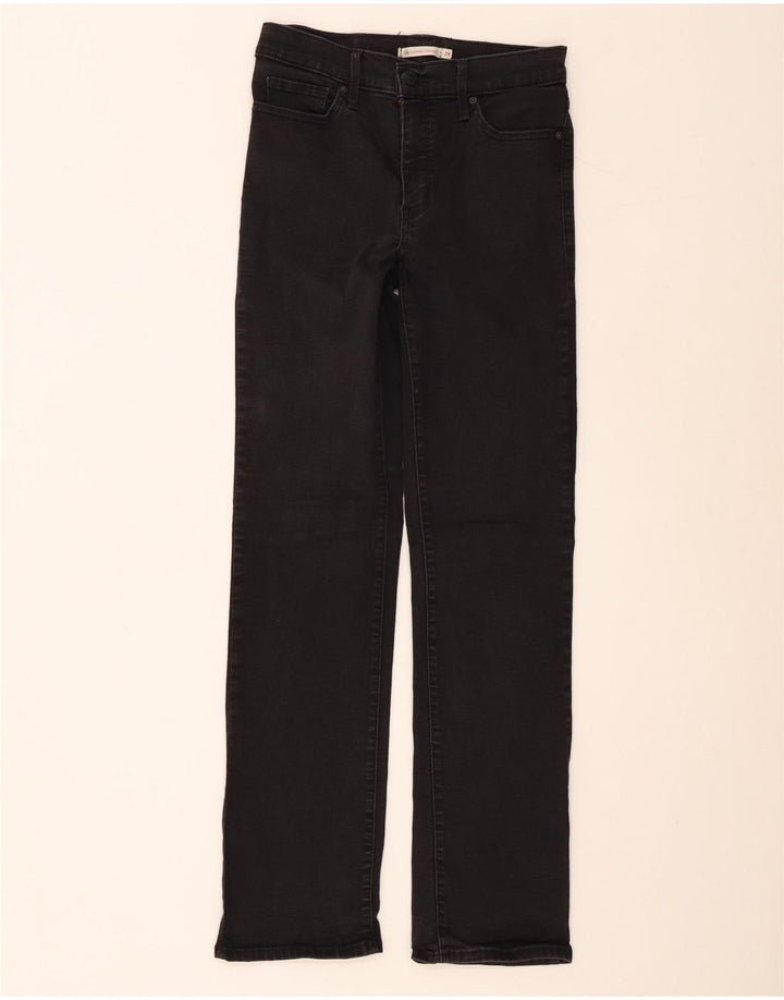 Damskie dżinsy Levi's 314 Shaping Straight W29 L32 Czarna bawełna