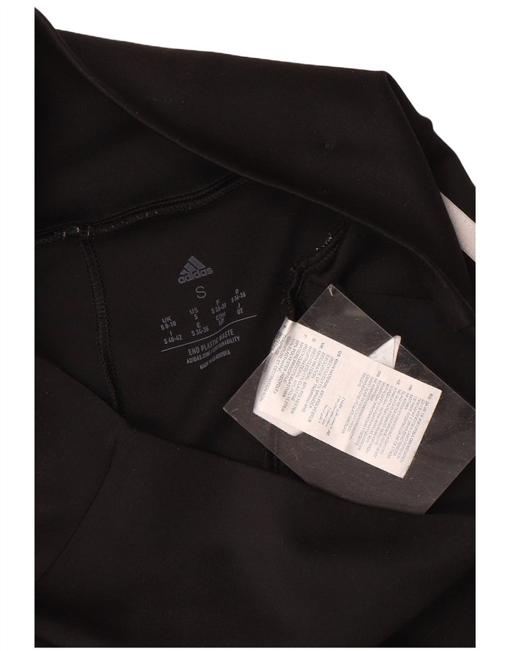 Damskie legginsy Adidas Aeroready UK 8/10, małe, czarne, poliestrowe