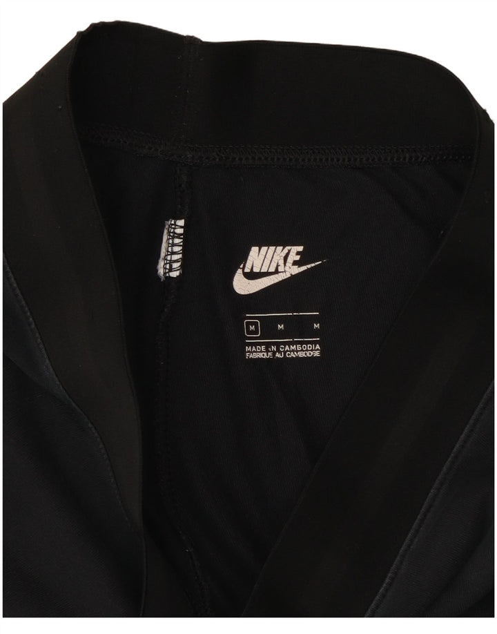 Damskie legginsy Nike Graphic UK 12, średnie czarne