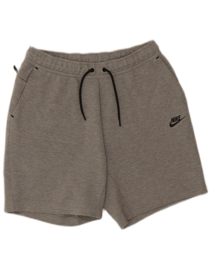 Męskie spodenki sportowe Nike, średnioszare, bawełniane w cętki