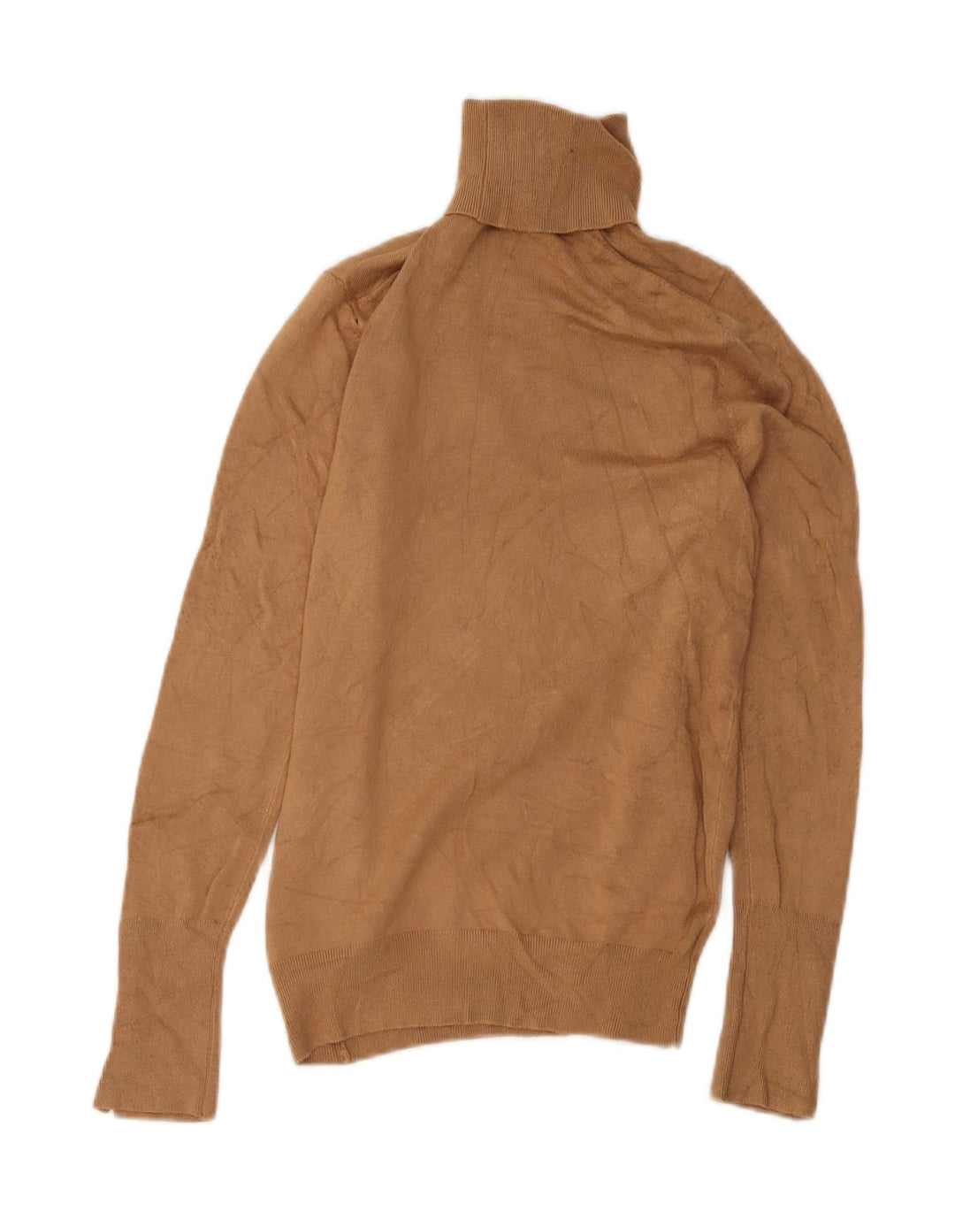 Sweter damski Zara z wywijanym dekoltem UK 12, średni brąz