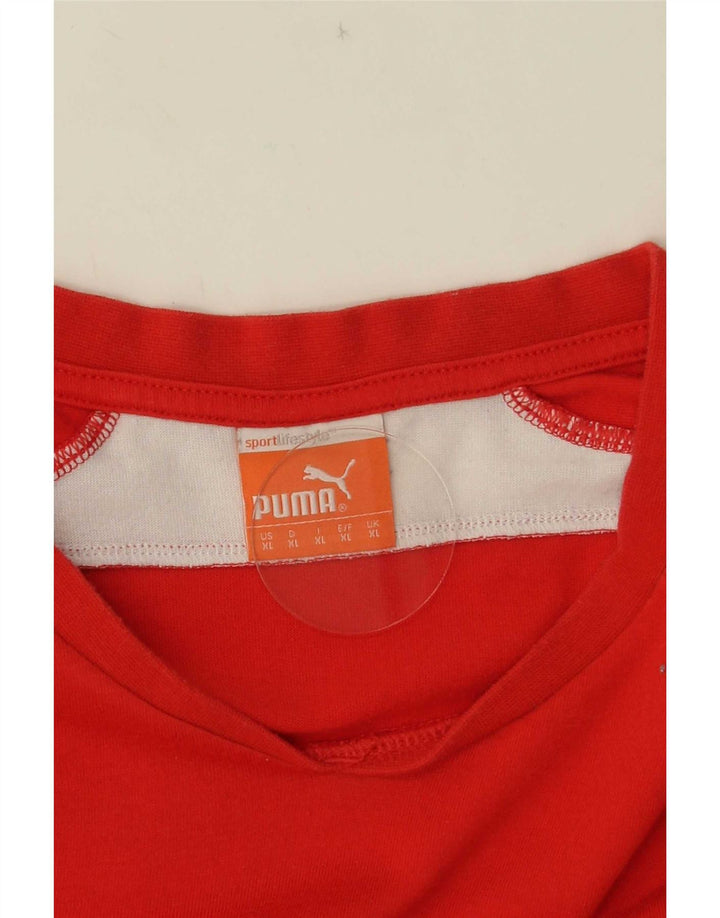Męska koszulka Puma Top XL w kolorze czerwonym