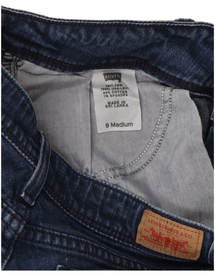 Damskie jeansy Levi's Too Superlow Skinny US 9 Medium W30 L30 Niebieska bawełna