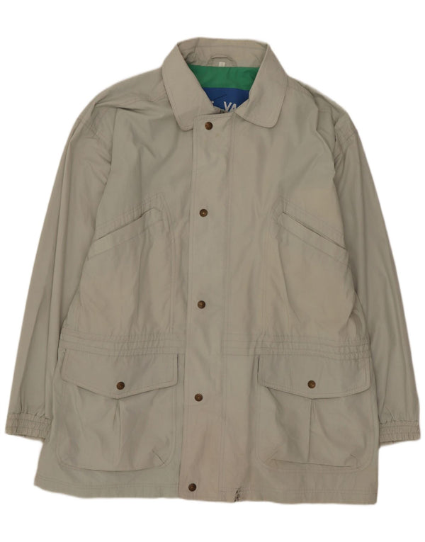 VINTAGE Mens Utility Jacket UK 40 Large Beige