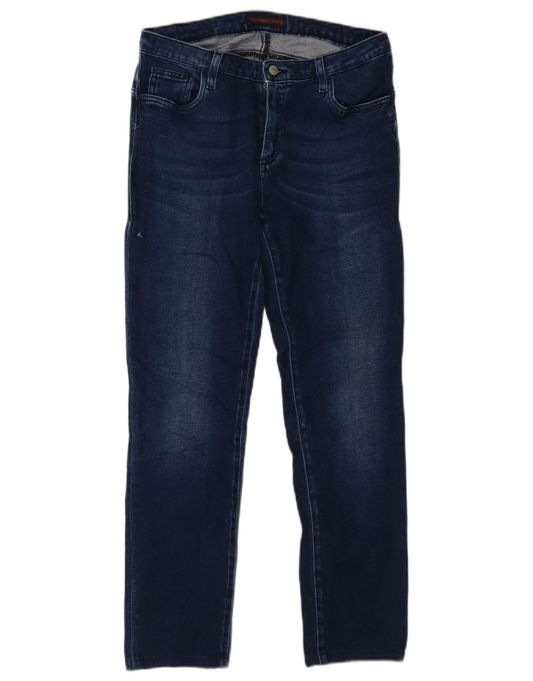 TRUSSARDI Womens Slim Jeans IT 46 Large W32 L26 Blue Cotton
