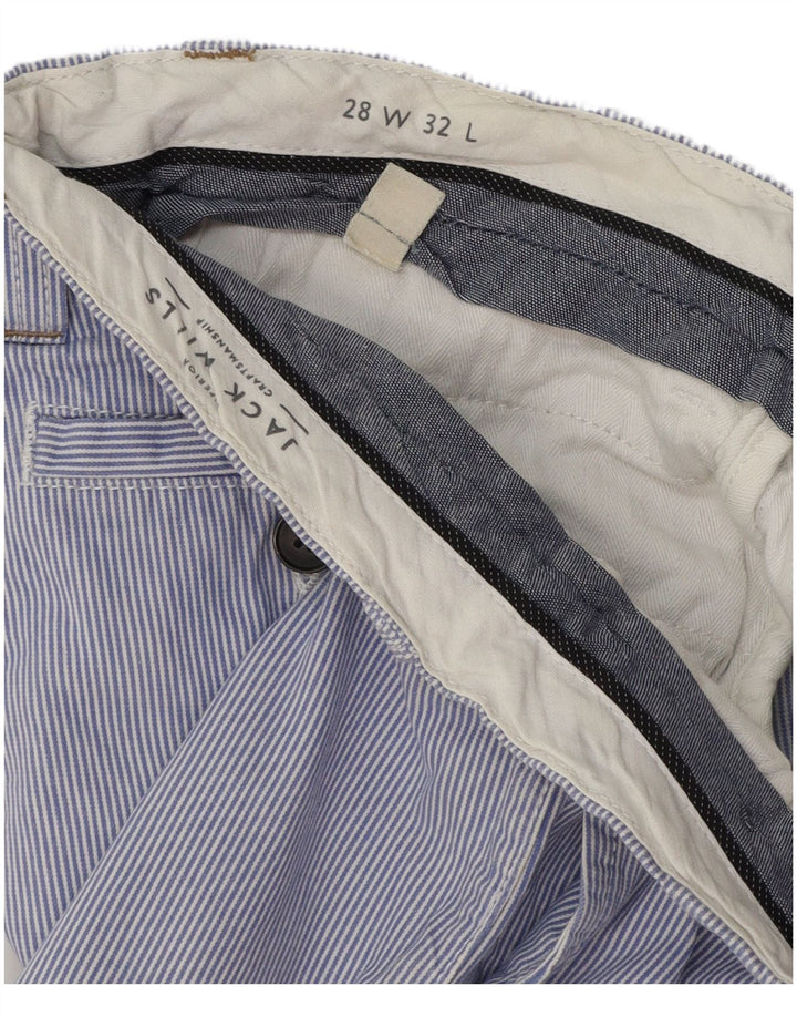 Męskie spodenki chino Jack Wills W28 w małe niebieskie prążki
