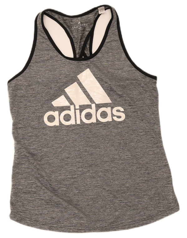 Damska kamizelka graficzna Adidas Top UK 16/18 Duży szary poliester