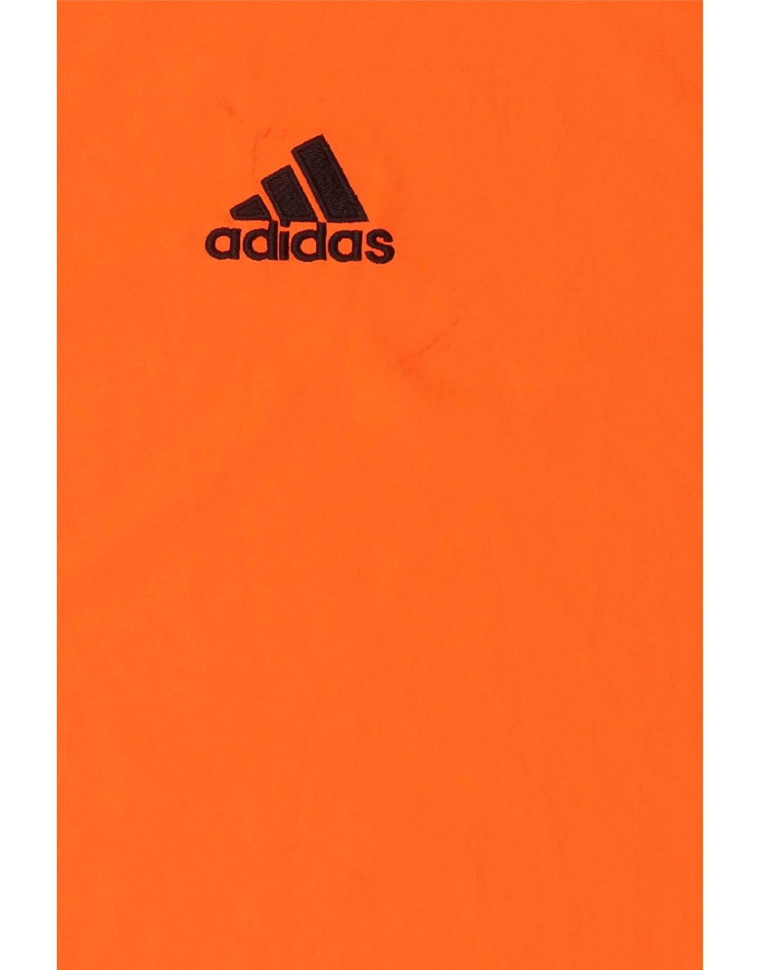 Adidas Męska koszulka Climalite Top z poliestru w duże pomarańczowe paski