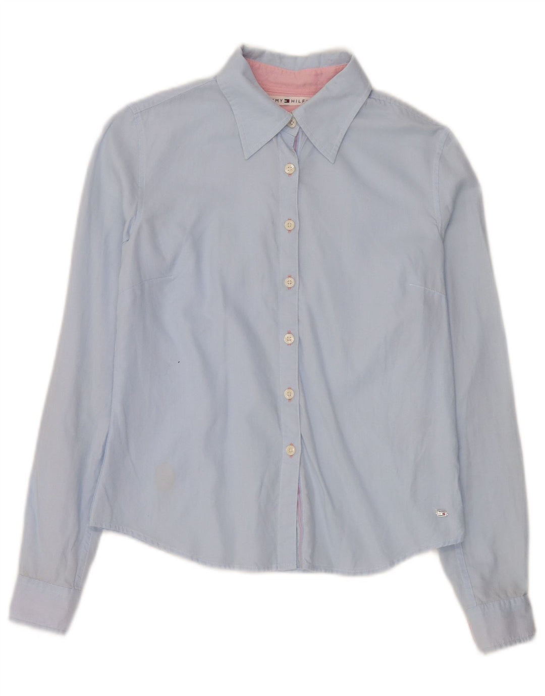 Koszula damska Tommy Hilfiger US 4 Small, niebieska, bawełniana