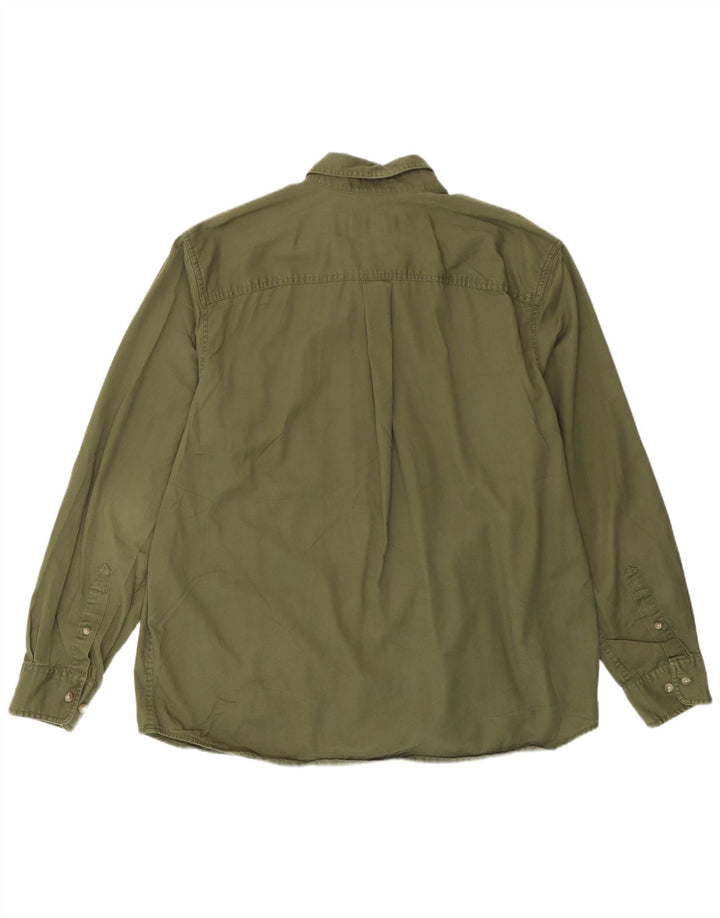 Koszula męska Eddie Bauer, duża, zielona, bawełniana