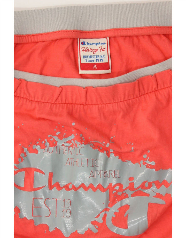 Damski kombinezon Champion Graphic Off Shoulder Playsuit UK 12, średni pomarańczowy