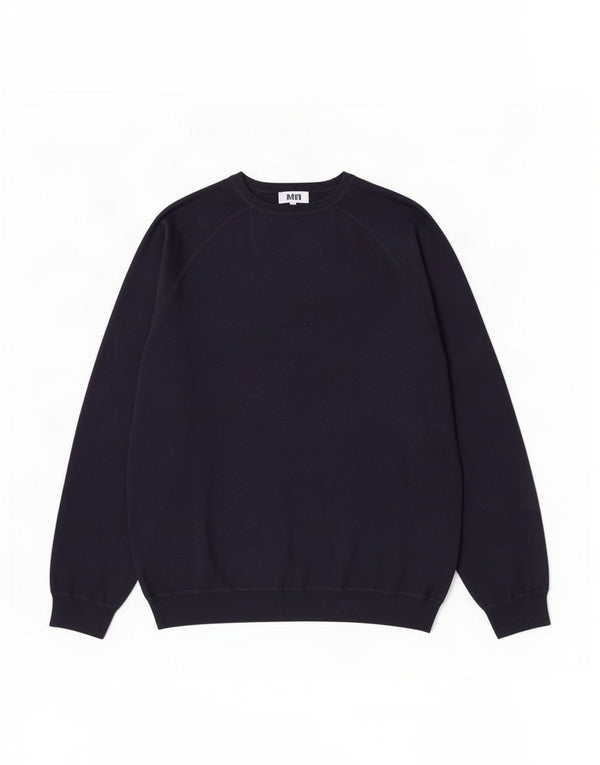 Marks & Spencer Mens Regular Fit V-Neck Jumper Sweater 2XL Navy Blue Cotton