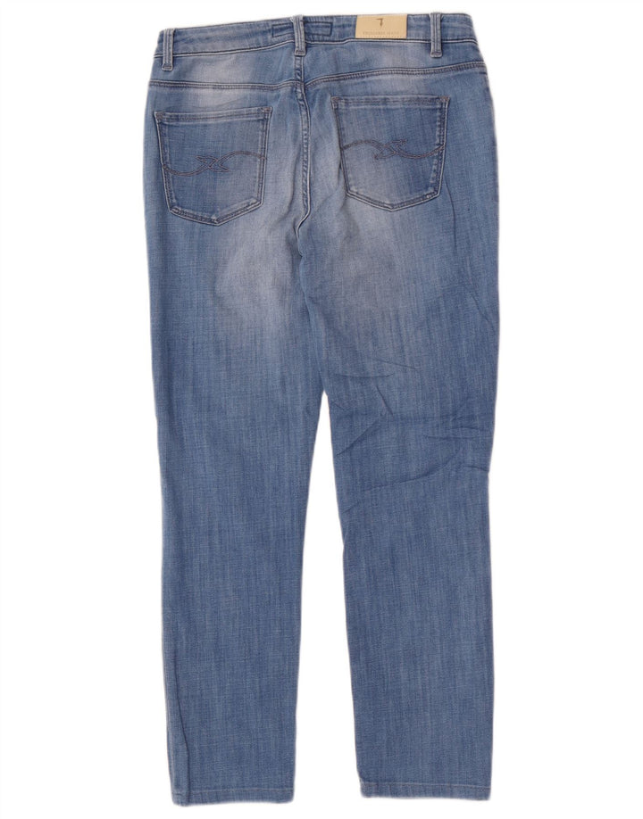 Damskie jeansy Trussardi Cropped W28 L26 Niebieskie