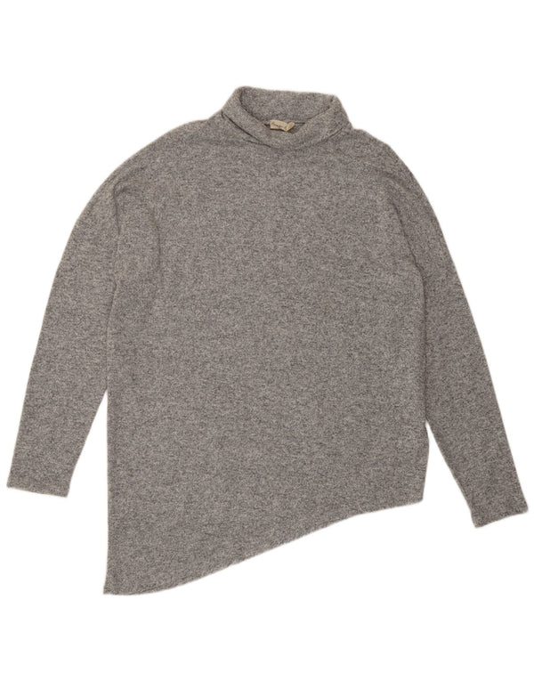 Damski sweter z golfem Phase Eight UK 18 XL, szara wiskoza