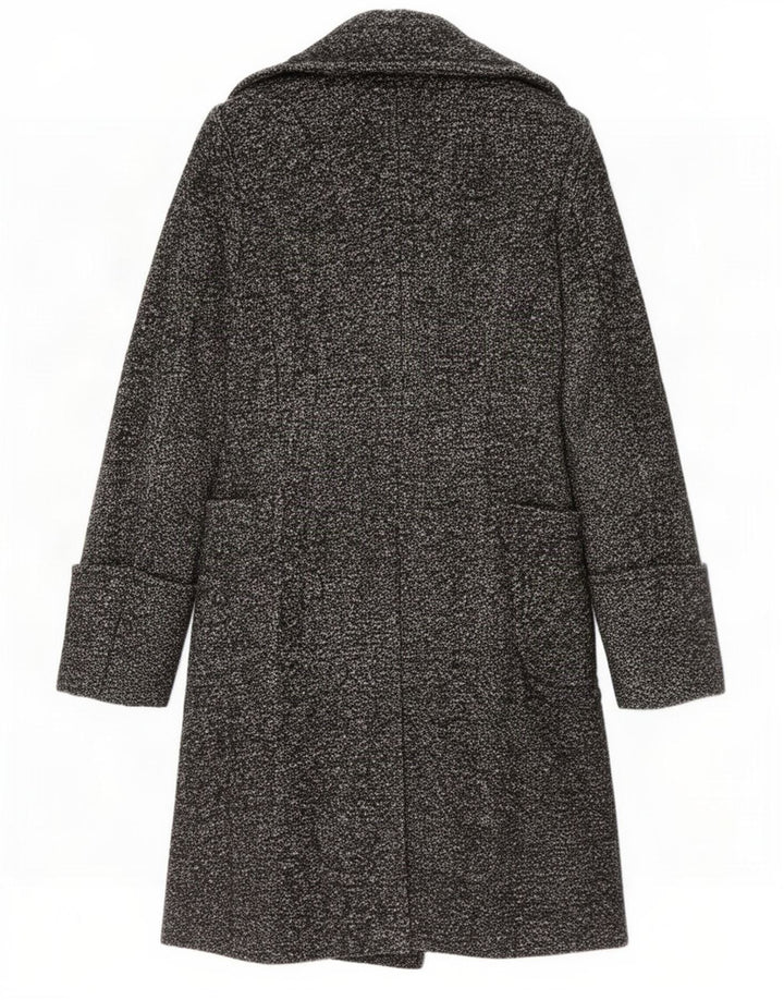 Dwurzędowy płaszcz damski Benetton UK 8 Small Grey Flecked