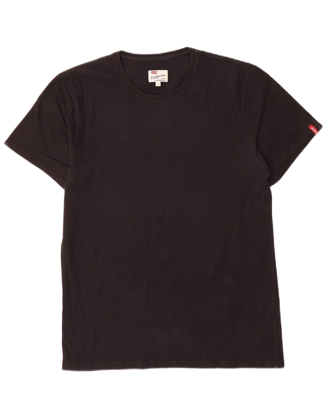 Męski T-shirt Levi's Top, duży, czarny, bawełniany