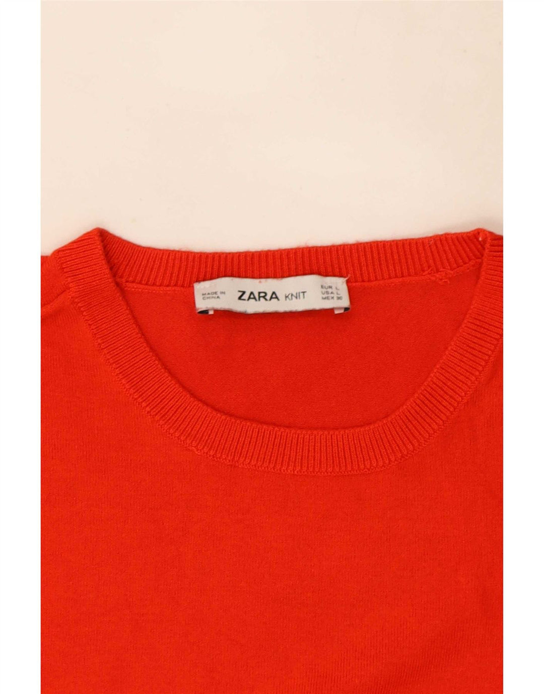 Tank top damski Zara UK 14, duży, czerwony