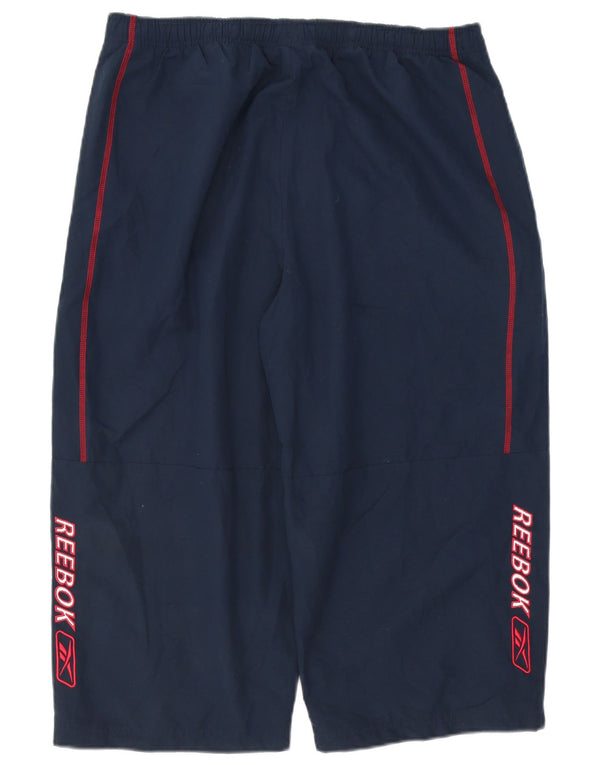 Męskie spodnie dresowe Reebok Graphic Capri XL, granatowe, poliestrowe