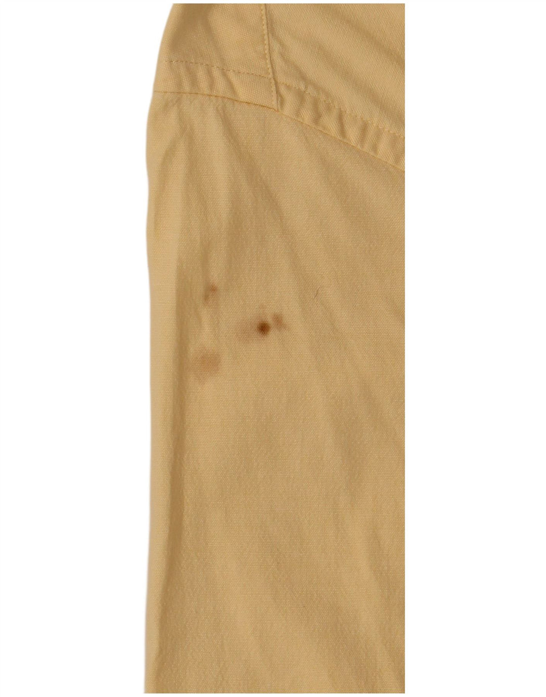 Koszula męska z krótkim rękawem Eddie Bauer, średnia żółta bawełna