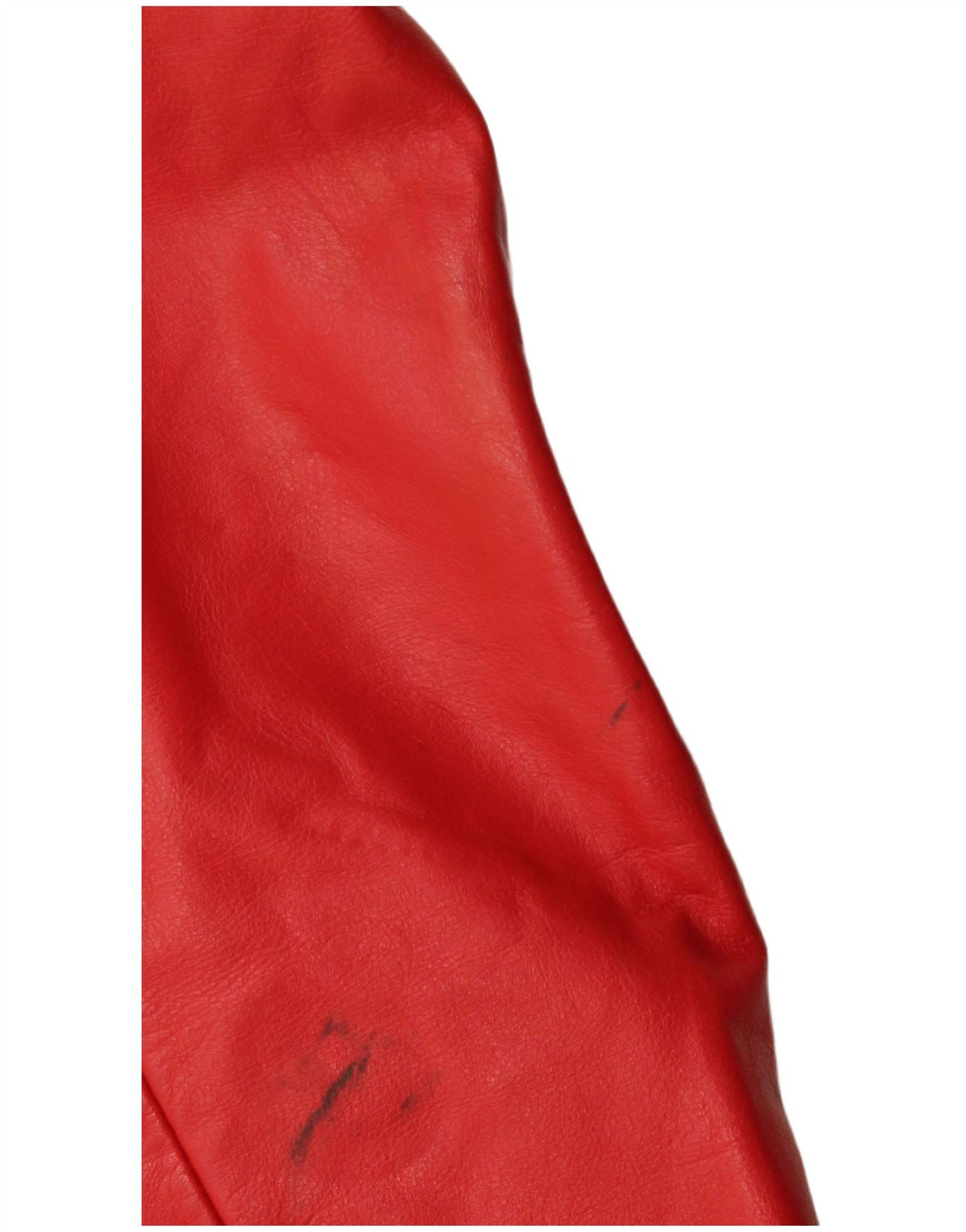 Vintage damska skórzana kurtka racer EU 40, średnia czerwona skóra