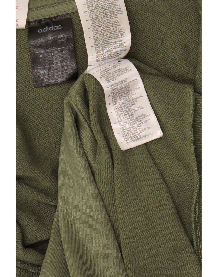 Chłopięca bluza dresowa z grafiką ADIDAS 14-15 lat Zielony poliester