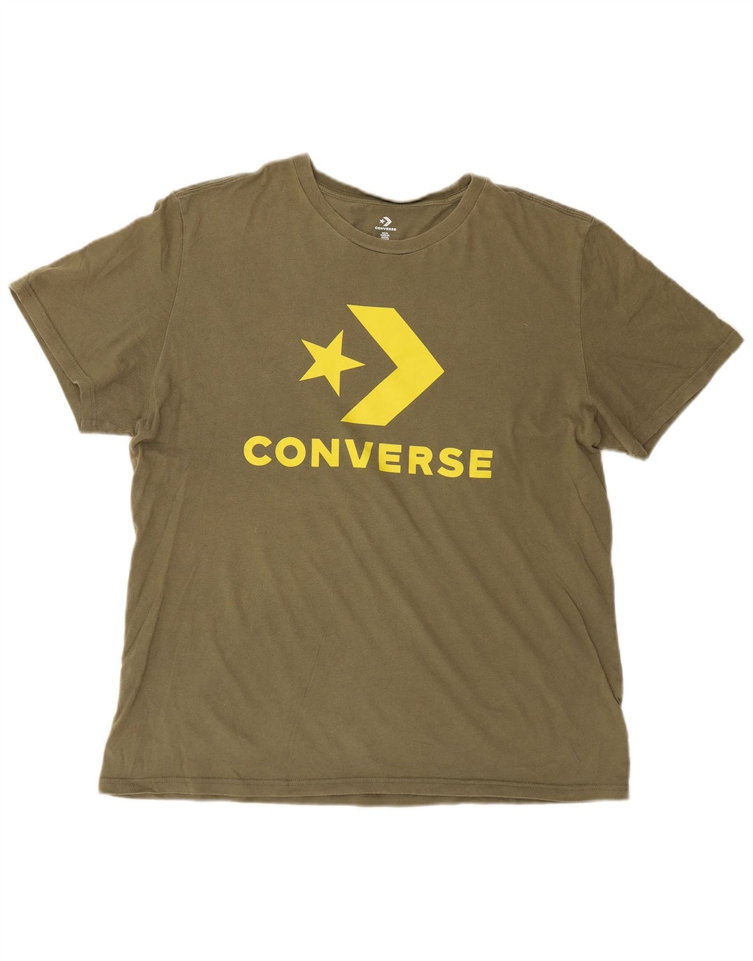Męska koszulka Converse z grafiką, XL, khaki