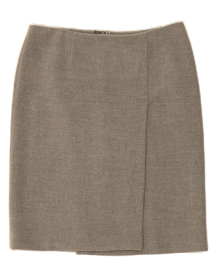 EMPORIO ARMANI Womens Pencil Skirt IT 46 Large W32  Grey Polyester Vintage Emporio Armani and Second-Hand Emporio Armani from Messina Hembry 