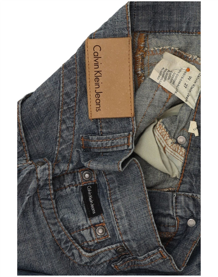 Damskie jeansy Bootcut CALVIN KLEIN W27 L32 Niebieskie, bawełniane