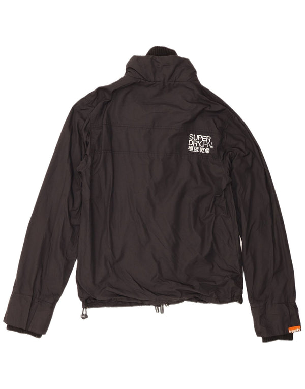 Męska wiatrówka Superdry Windcheater UK 40, duża, czarna nylonowa