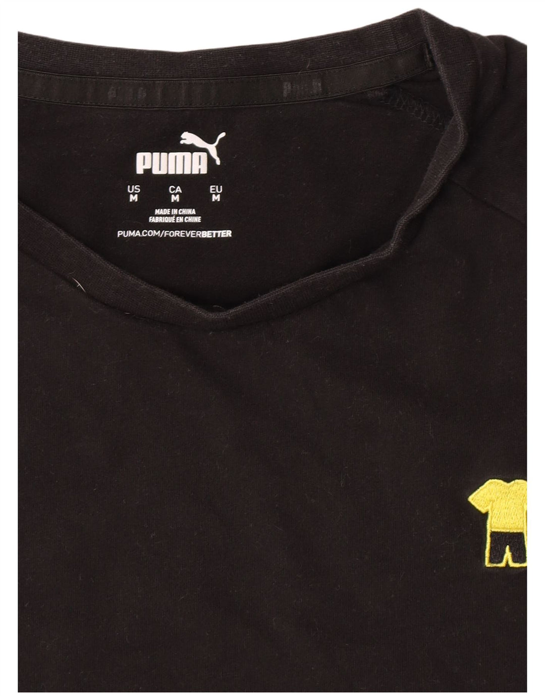 Męska koszulka T-shirt Puma, średnia czarna