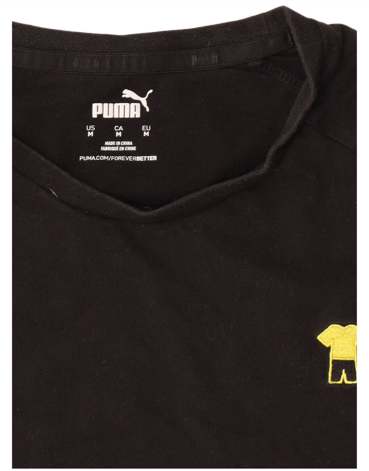 Męska koszulka T-shirt Puma, średnia czarna